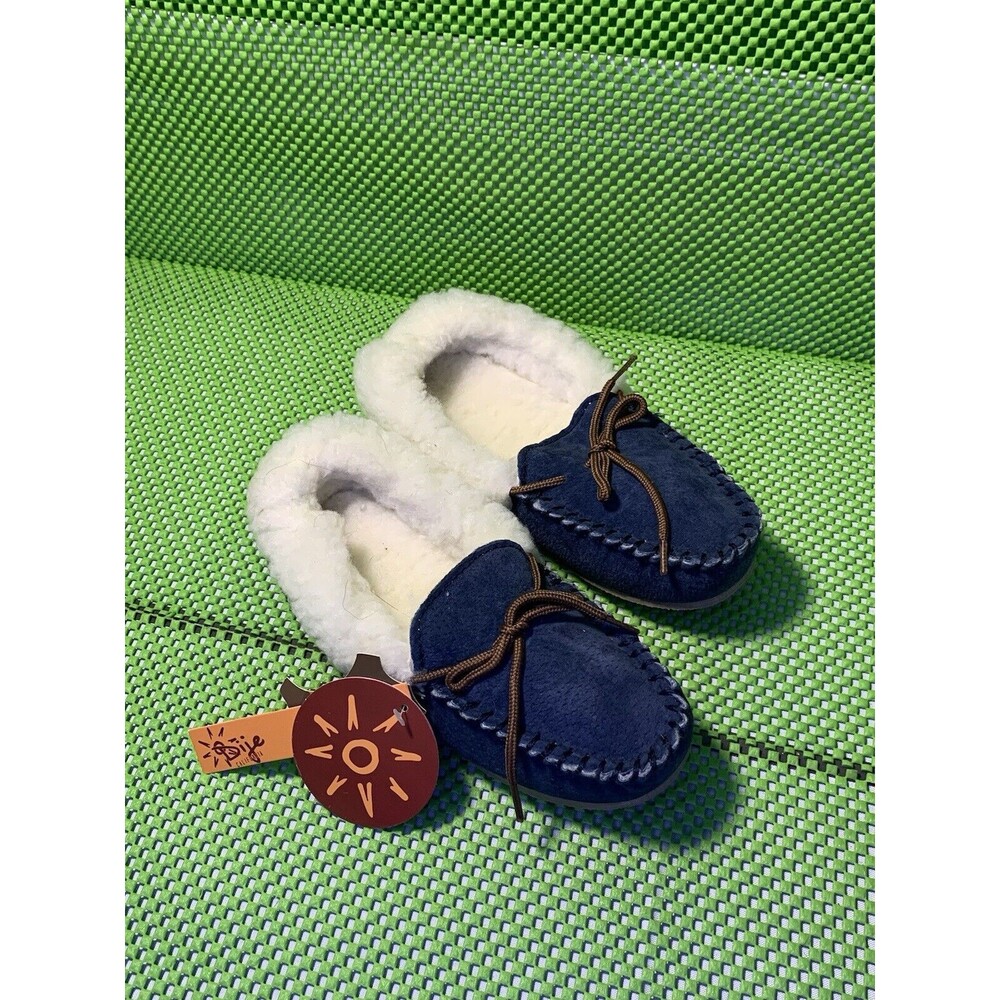 DIJE CALIFORNIA KID’S MOCCASIN ( CK1292) Blue  Color Size 3 M  Slippers
